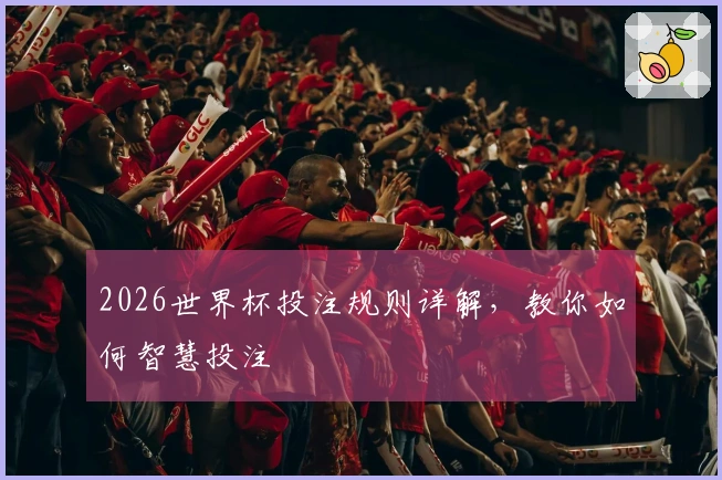 2026世界杯投注规则详解，教你如何智慧投注
